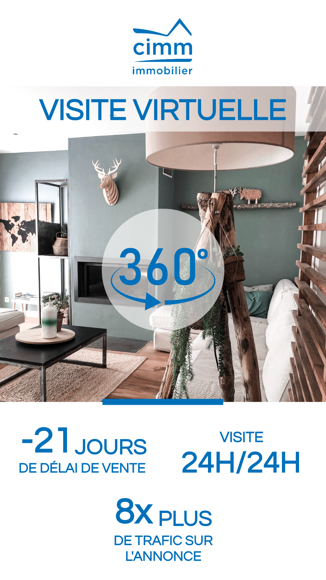 Illustration de CIMM IMMOBILIER VEAUCHE